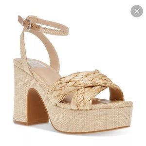 Dolce Vita Maggie Raffia Heels